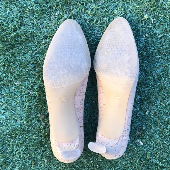 Gorgeous ladies Stuart Weitzman pumps in cork size 10 - Picture 7 of 8